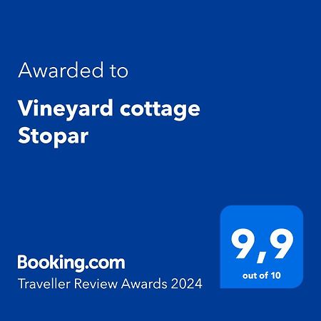 Vineyard Cottage Stopar Straza Екстериор снимка